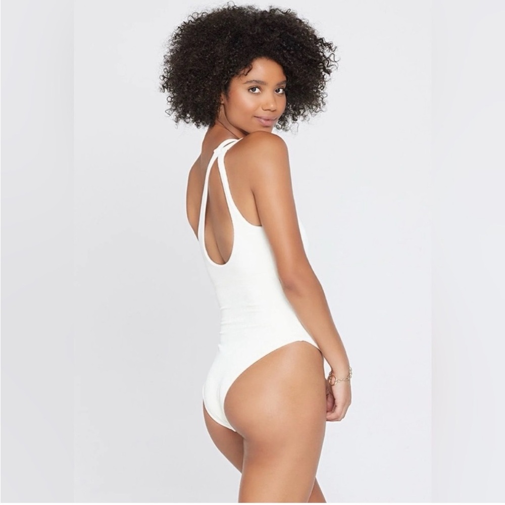 L*Space Classic White One Piece Swimsuit